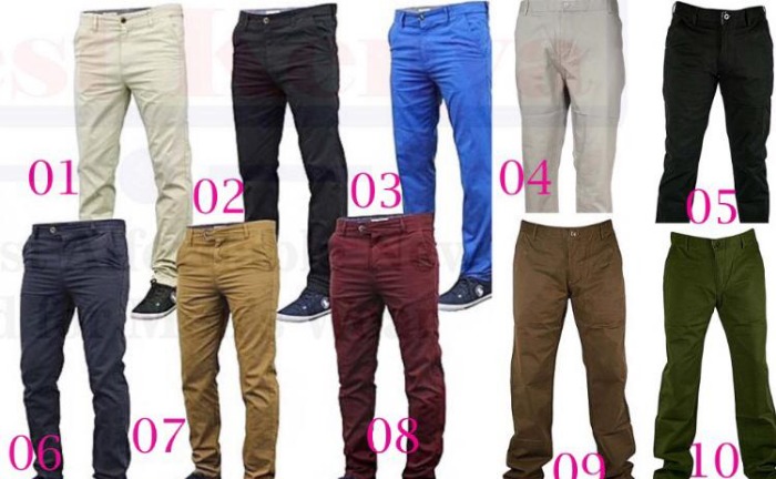 Cotton Casual Chinos Trousers