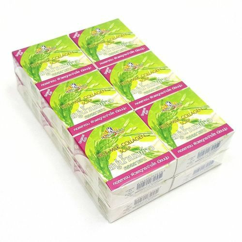 Sg Instock K Brothers Rice Milk Soap 60g X 12pcs Thailand Shopee Singapore