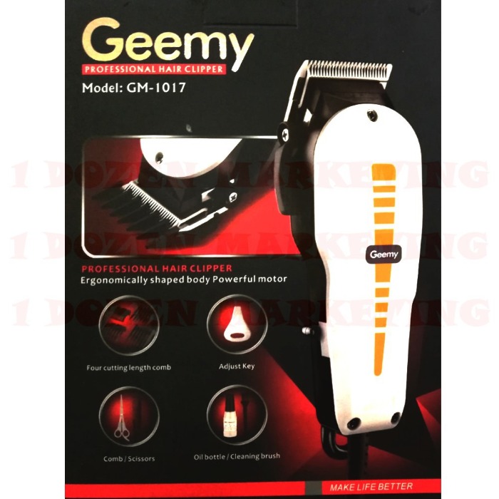 Geemy Gm 1017 Hair Clipper Hair Cutting Kit Sky Garden