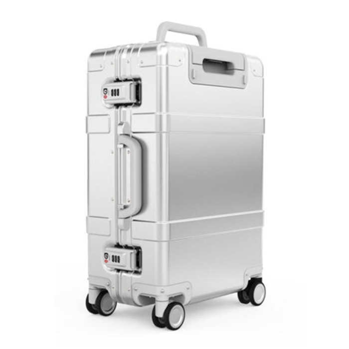 aluminum metal suitcase