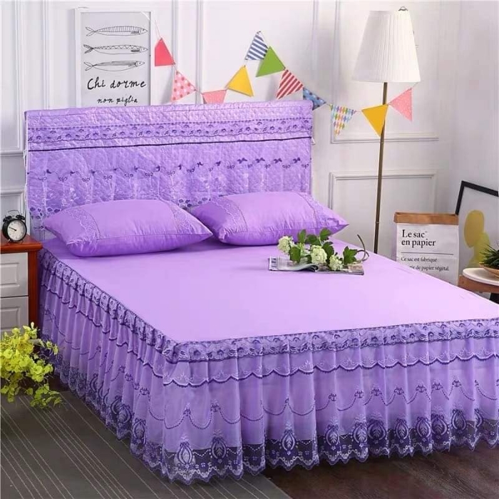 Purple Bed Skirt Size 4 By 6 Sky Garden