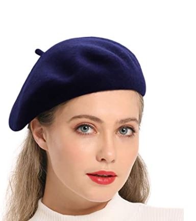 Beret Cap Hat French Beret Woolen Hat Head Wear Hair Accessories Man Women Hat Cap Sky Garden