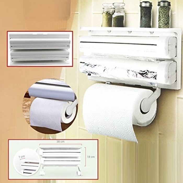 cling film foil kitchen towel dispenser