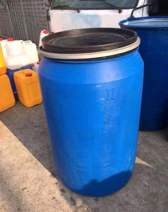 Industrial Silage Drums with Lid & airtight seal 170kgs.