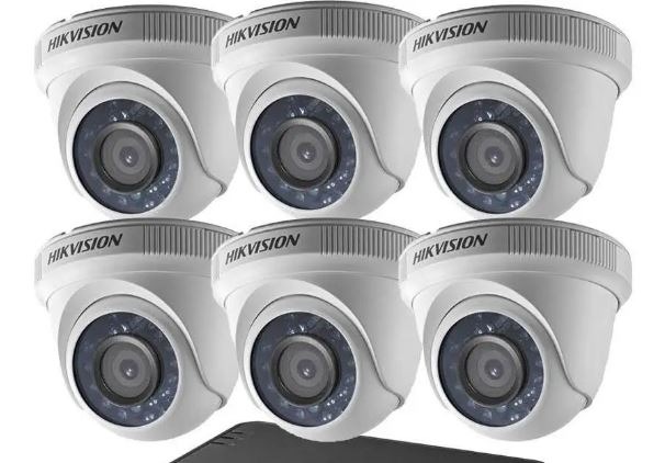 hikvision 6 camera set