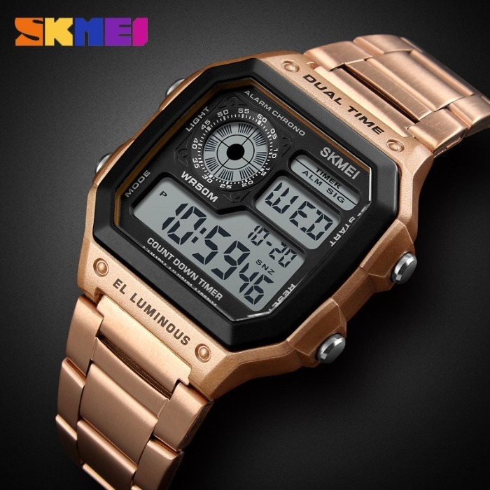 skmei yellow watch