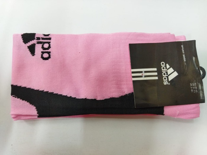 pink adidas football socks