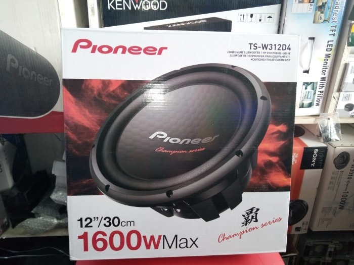 pioneer 1600w subwoofer