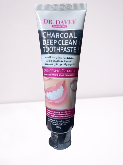 dr davey charcoal deep clean toothpaste