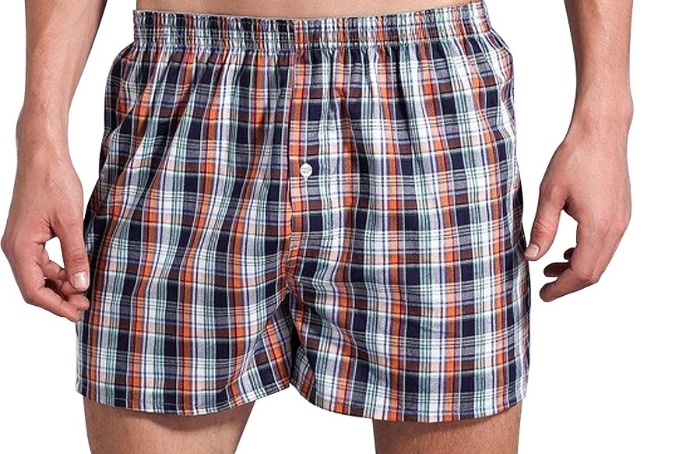 pure cotton boxer shorts