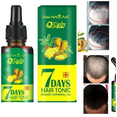 O'Carly Gluta-Magic 7 Days Hair Tonic Ginger Germinal Regrowth Oil |  