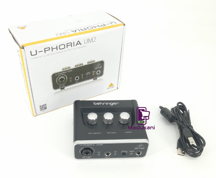 behringer u-phoria um2 usb audio interface