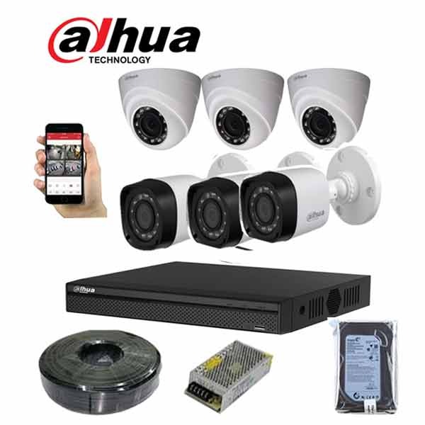 dahua 6 camera kit