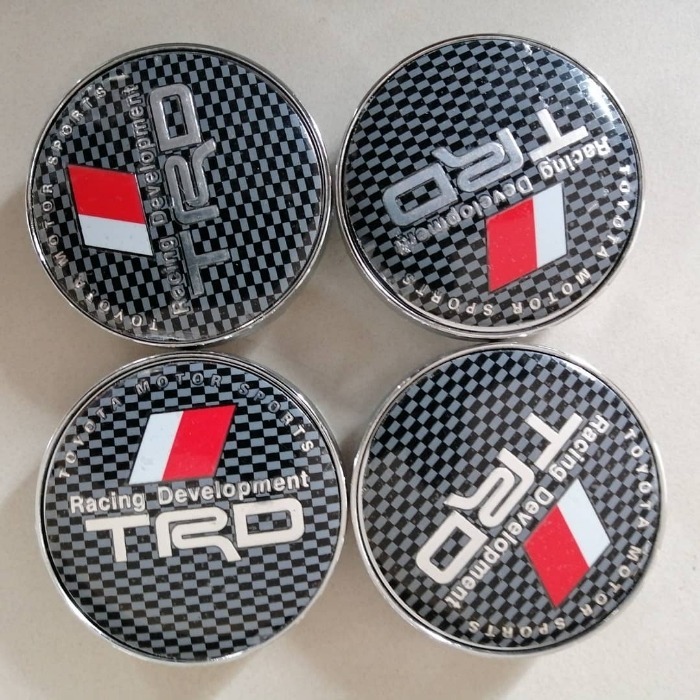 TOYOTA TRD 60MM WHEEL CENTER CAPS